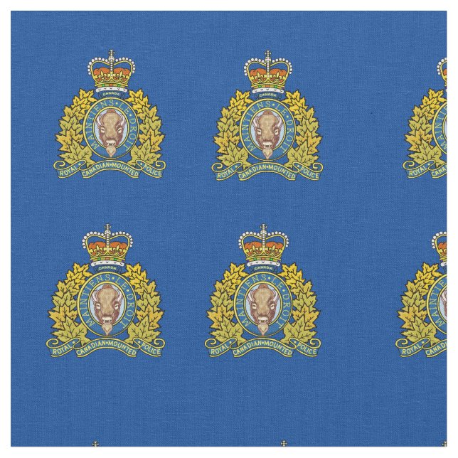 Tecido de logotipo da Polícia Montada do Canadá Re (Detalhe)