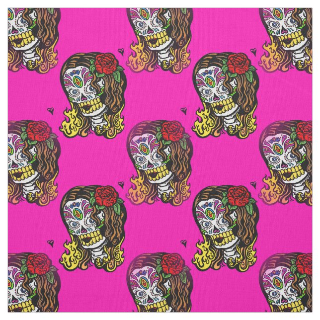 tecido de menina do crânio (Modelo)