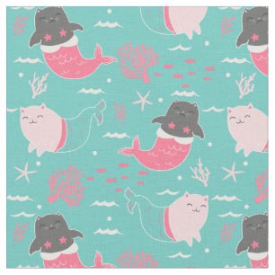 Tecido de Mermaids de Cat