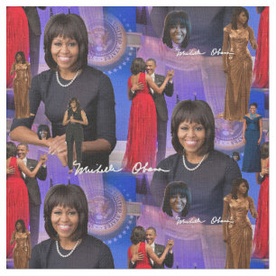 Tecido de Michelle Obama