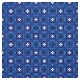 Tecido de Mobiliário Branco Azul Glitch2