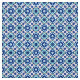 Tecido de Mobiliário Branco Azul Glitch2