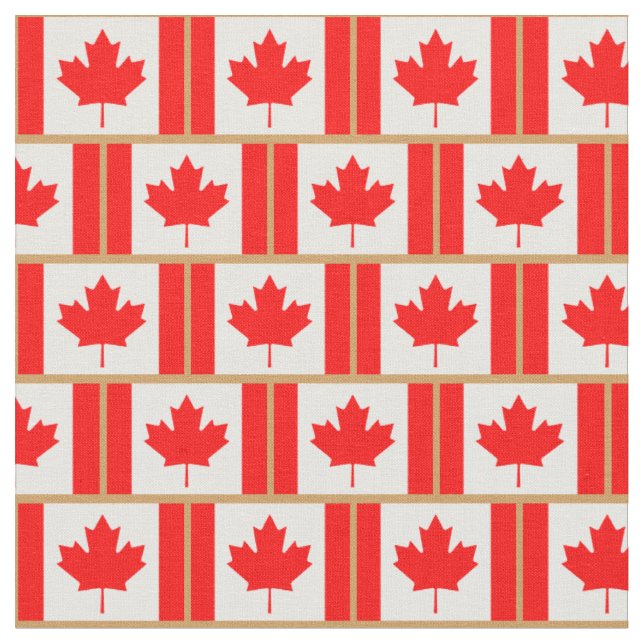 Tecido de moda Canadense Flag & Canada / esportes (Detalhe)