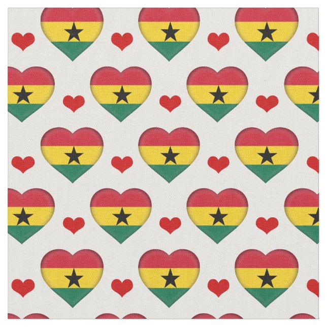 Tecido de moda do Coração Vermelho da Bandeira do  (Detalhe)