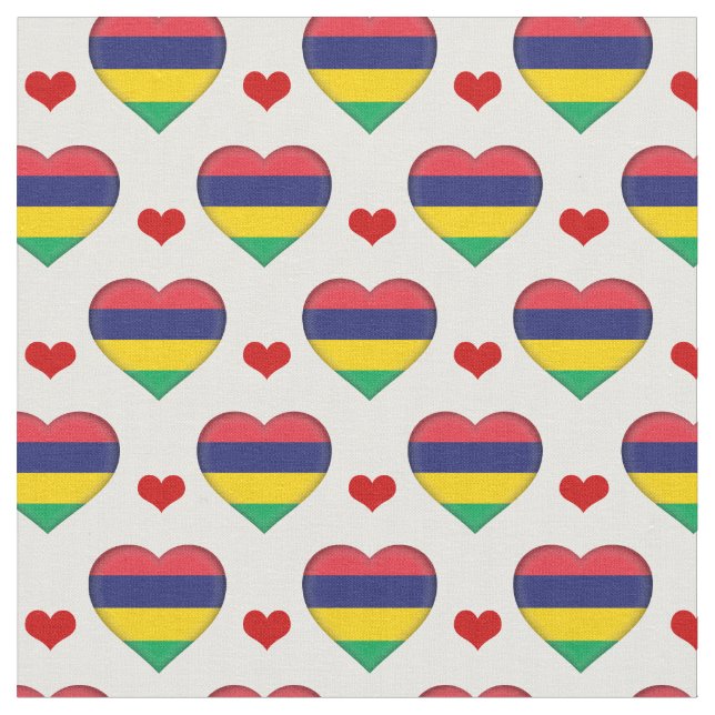 Tecido de Moda do Coração Vermelho da Bandeira Mau (Detalhe)