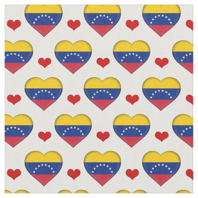 Tecido de moda do Coração Vermelho na Venezuela (Detalhe)
