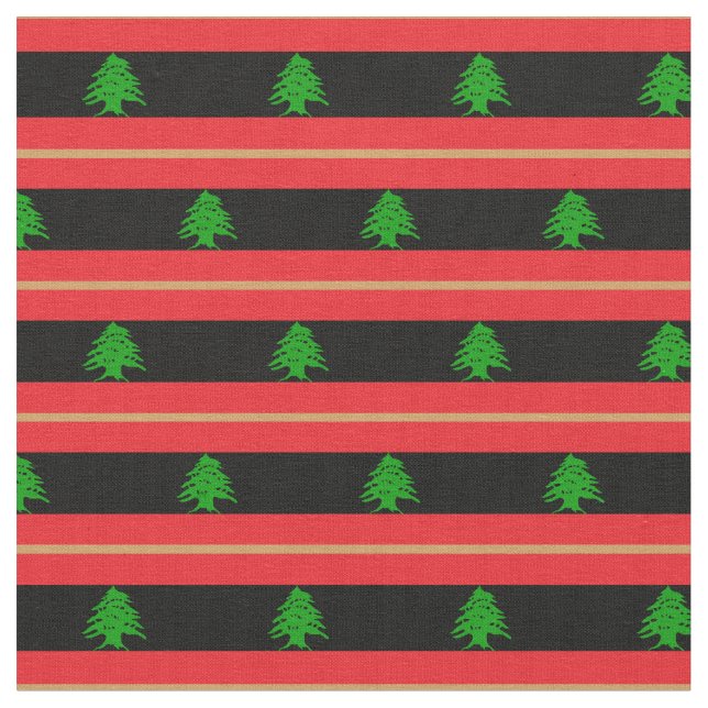 Tecido de Moda do Líbano e Bandeira/Revertido (Detalhe)