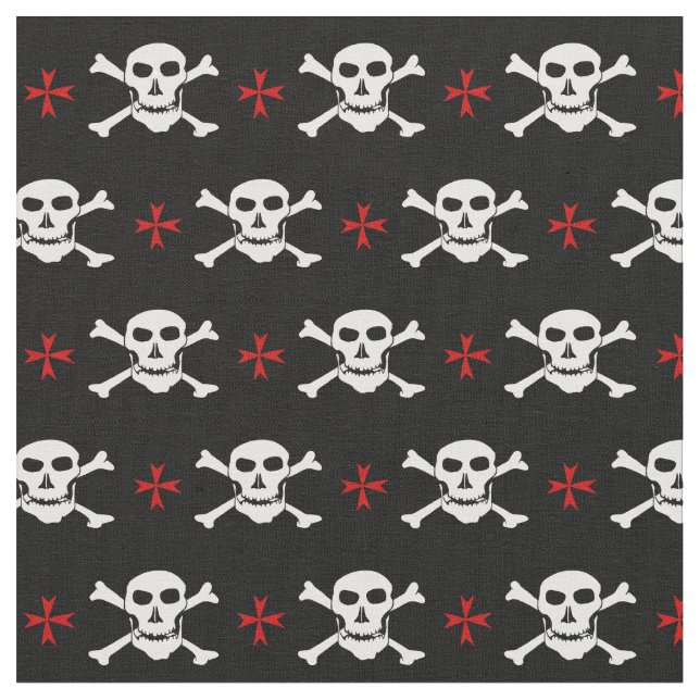 Tecido de moda do Skull & Cross - Pirates /Hallowe (Detalhe)