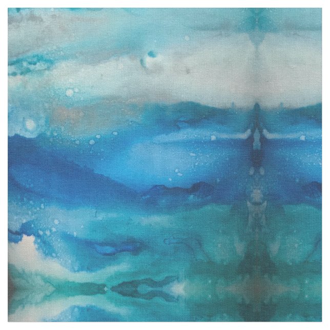 Tecido de Moods do Oceano | Estilo nº 4 | Praia Az (Detalhe)