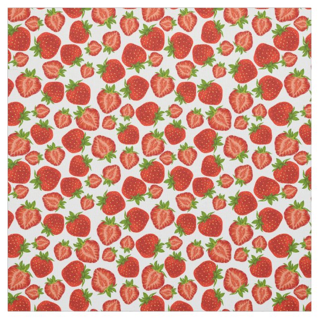Tecido de Morango Morango Morango Vermelho (Modelo)