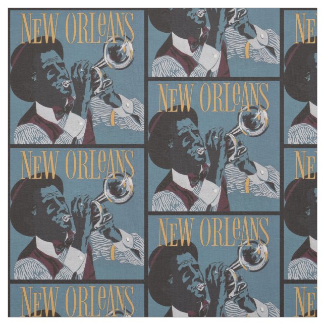 Tecido de Música New Orleans (Modelo)