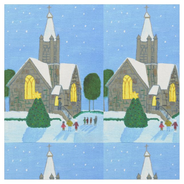 Tecido de Natal da Igreja   (Detalhe)
