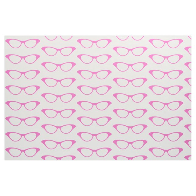 Tecido de Óculos de Geek Rosa Girassol (Fat Quarter)