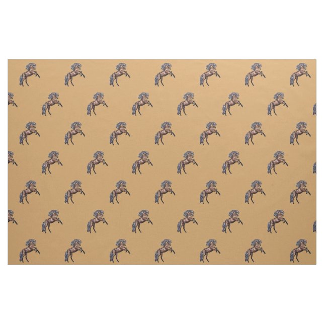 Tecido de Padrão de Cavalo de Criação (Fat Quarter)
