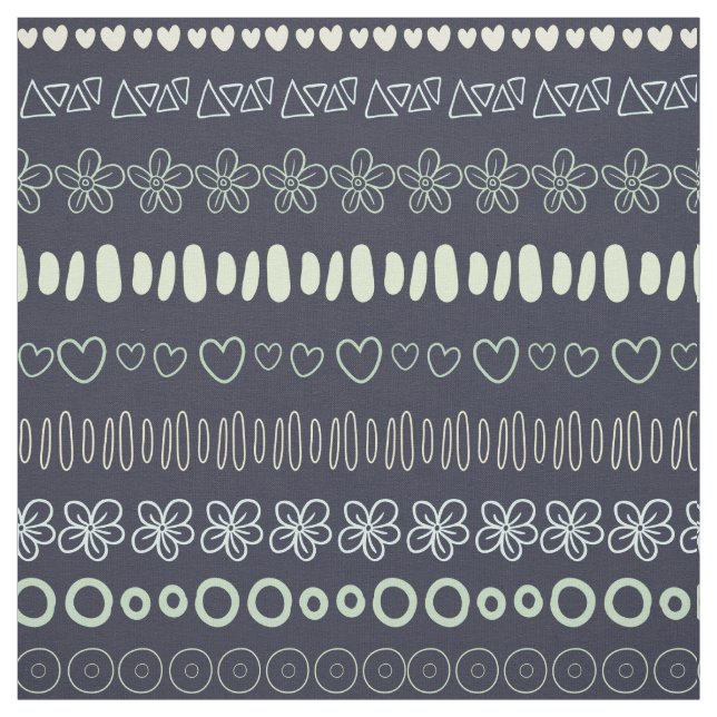 Tecido de Padrão de Doodles (Modelo)