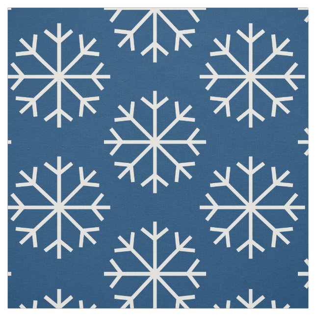 Tecido de padrão de floco de neve para decoração d (Modelo)