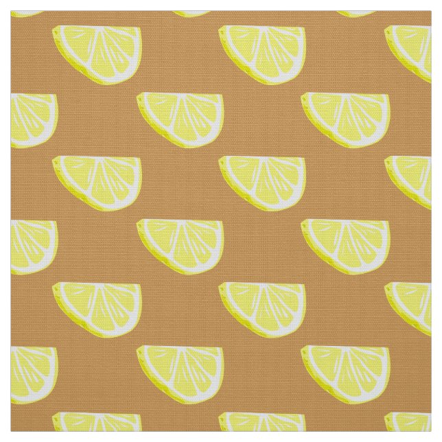 Tecido de Padrão de Fruta de Limão Amarelo Clássic (Modelo)