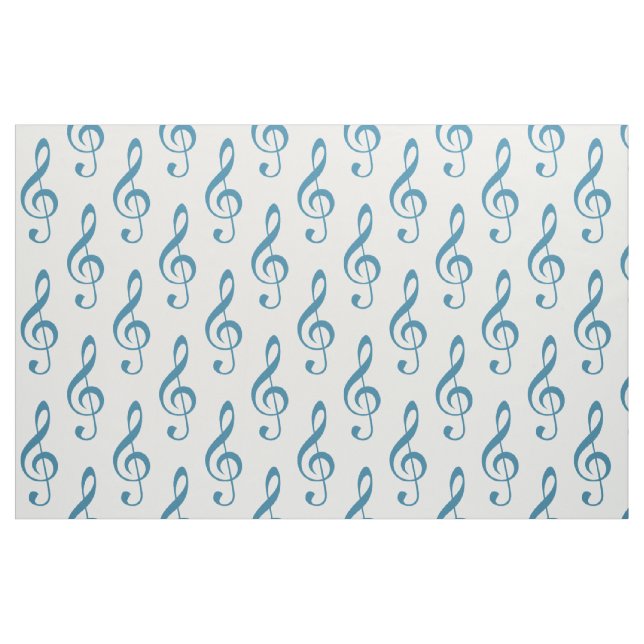 Tecido de Padrão de Limpeza de Árvore Azul (Fat Quarter)