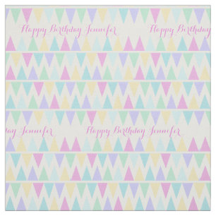 Tecido de padrão de mensagem personalizado de agru