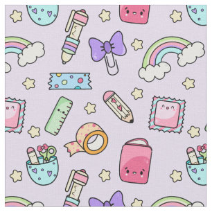Tecido de Padrão de Papel Kawaii