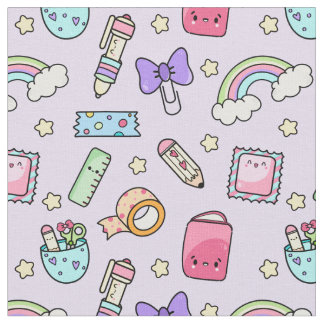 Tecido de Padrão de Papel Kawaii