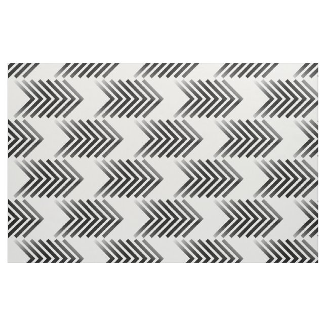 Tecido de Padrão de Seta Tribal Preta (Fat Quarter)