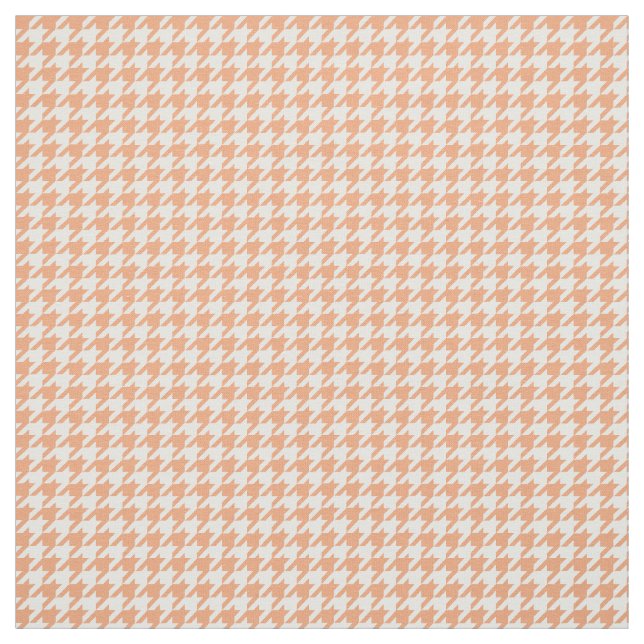 Tecido de padrão de som branco laranja (Modelo)
