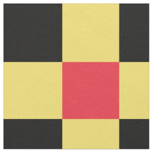tecido de padrão de tabuleiro vermelho, amarelo e