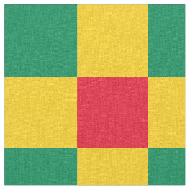 Tecido de padrão de tabuleiro vermelho, verde e am (Detalhe)