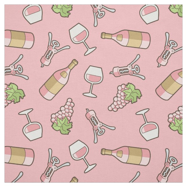 Tecido de padrão de vinho rosa (Modelo)