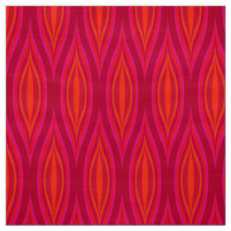 Tecido de padrão do estilo retro 60s 70s