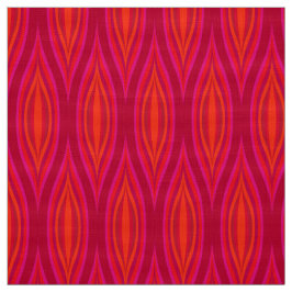 Tecido de padrão do estilo retro 60s 70s