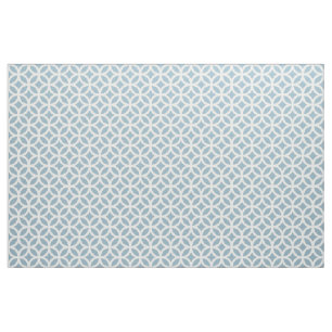 Tecido de Padrão Geométrico Azul Aquamarine