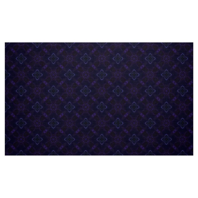 Tecido de Padrão Personalizado do Indigo Roxo Azul (Fat Quarter)