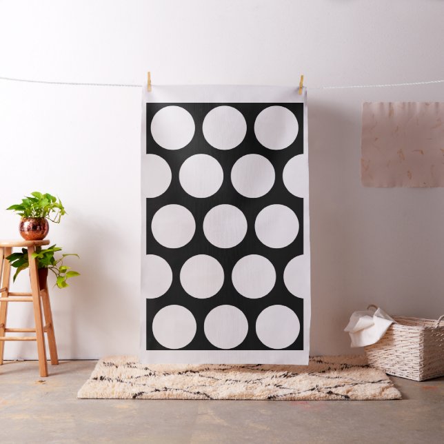Tecido de padrão preto e branco (In Situ)