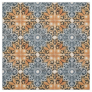 Tecido de padrões do Azulejo Português
