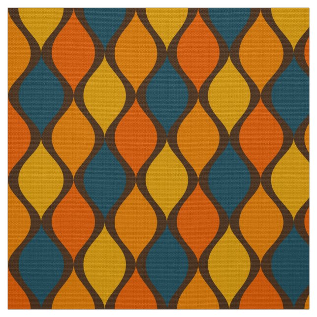 tecido de paleta de super cores dos anos 70 e 60 (Modelo)