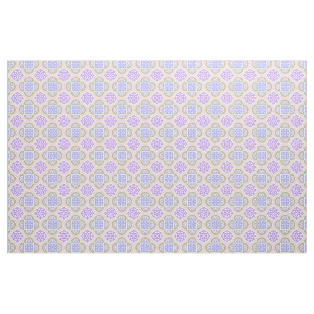 Tecido de Pastel Quatrefoil (Jarda)