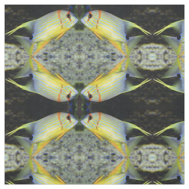 Tecido de Peixes Tropicais (Modelo)