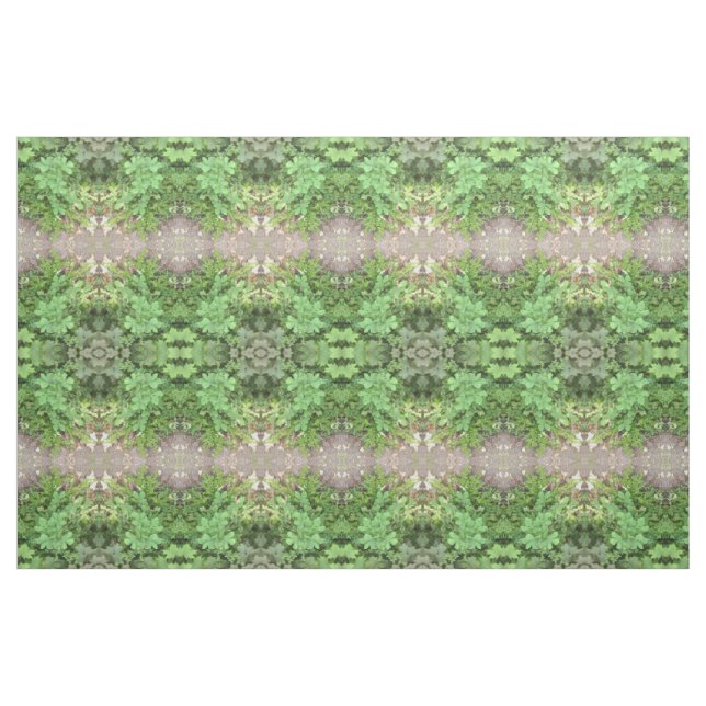 Tecido de plantas verdes (Fat Quarter)