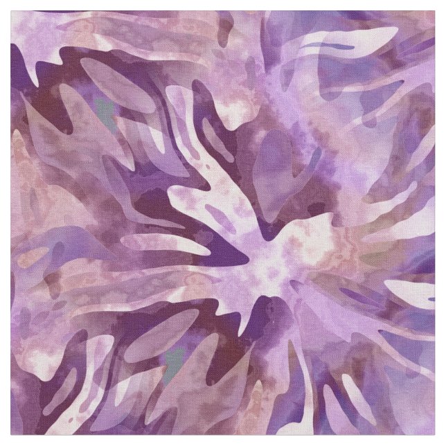 Tecido de Plum Purple White Floral (Detalhe)