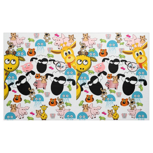 Tecido de Porco Elefante Giraffe (Jarda)