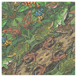 Tecido de Sapos e sapos