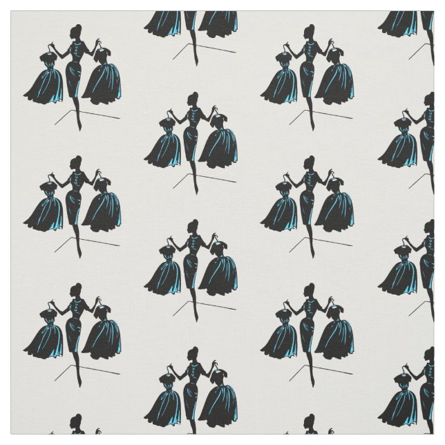 Tecido de Silhouette Fashionista Retro (Modelo)
