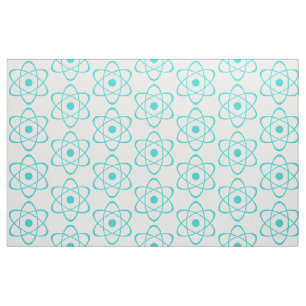 Tecido de Símbolo Atom Turquoise