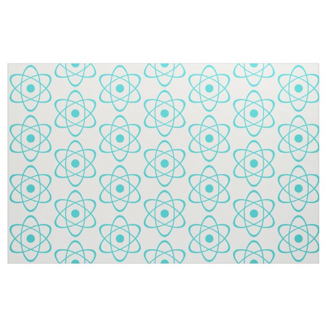 Tecido de Símbolo Atom Turquoise (Fat Quarter)