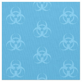 Tecido de Símbolo de Biorisco Azul Pastel