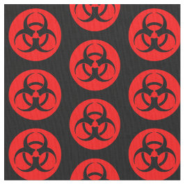 Tecido de Símbolo de Risco Vermelho