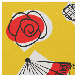 Tecido de Souvenirs de Espanha