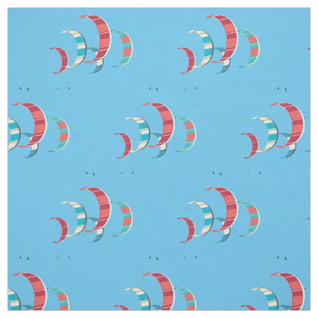 Tecido de Surfe de Kite Azul (Modelo)